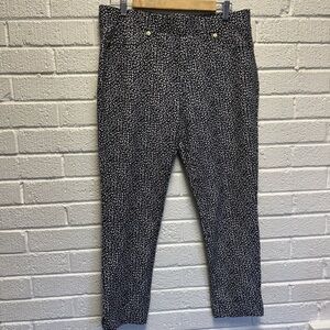 MICHAEL Michael Kors Blue and White Patterned Leggings